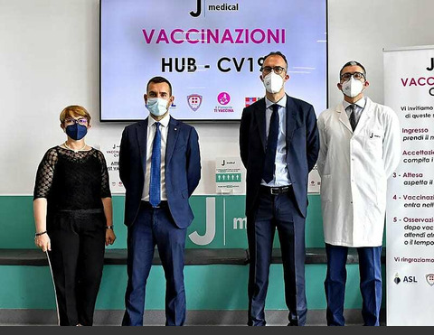 Allianz Stadium in Turin becomes vaccination center