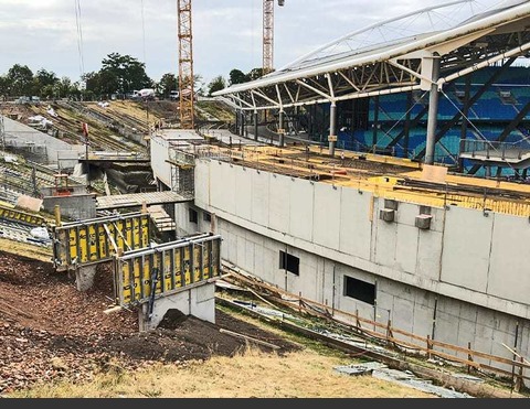 Red Bull Arena Leipzig construction diary