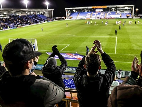 England EFL welcome fans back