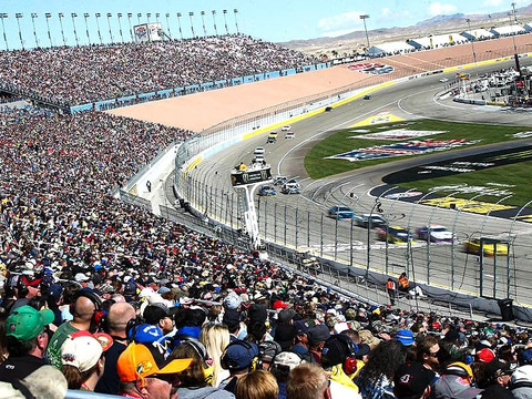 Las Vegas NASCAR weekend with fans