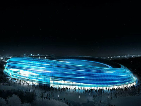Ice Ribbon the face of Beijing 2022
