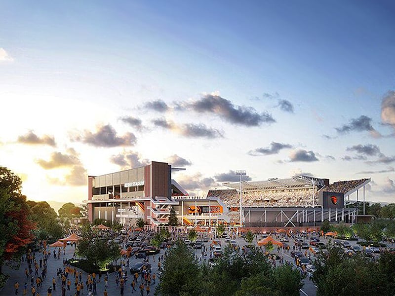 Reser Stadium Oregon State final touches of renovation