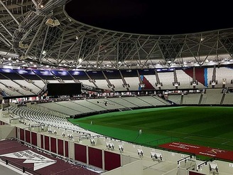 London Stadium with more losses