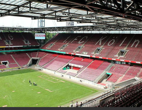 Carnival celebrations Cologne in the stadium