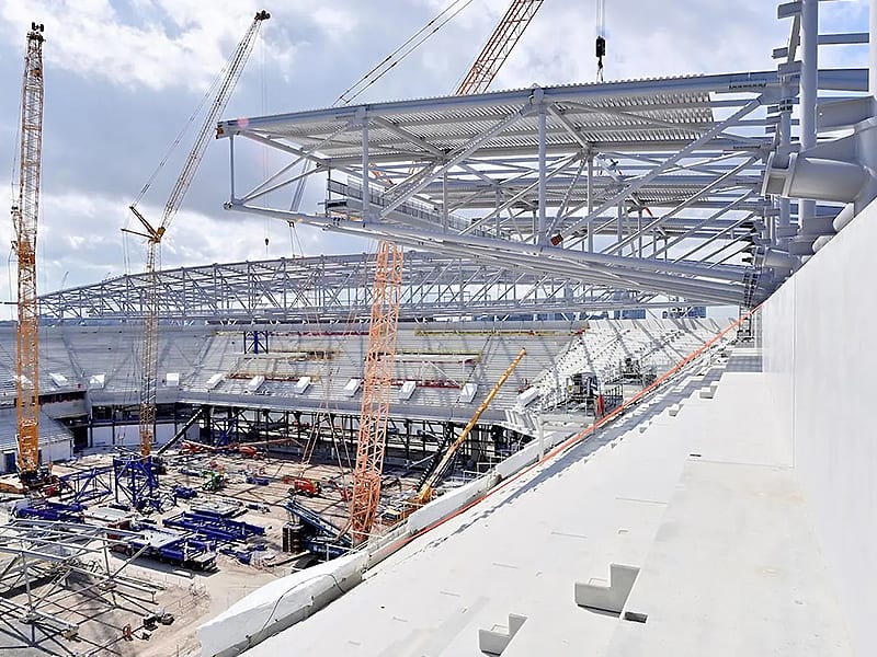 Worker died at Everton Stadium site