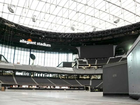 Allegiant Stadium will go cashless and high ticket sales