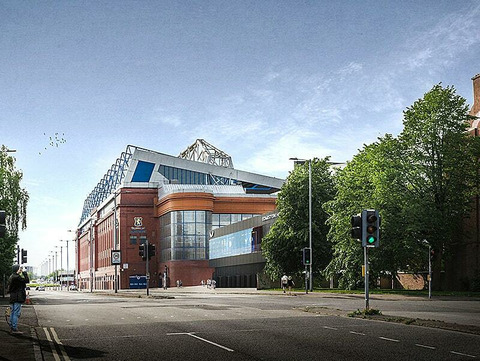 Glasgow Ibrox Park upgrade