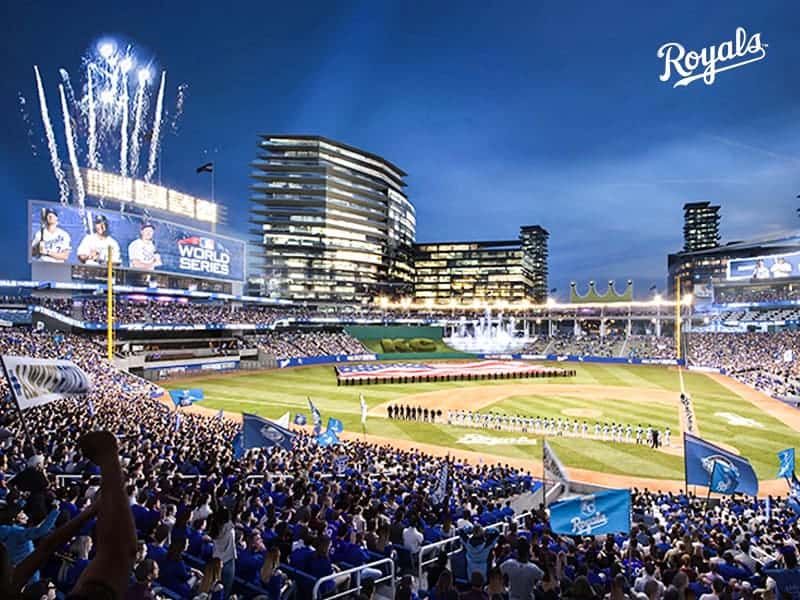 Rob Manfred pushes stadium market in Kansas City