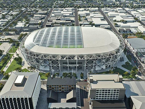 New Zealand Christchurch stadium preliminary design