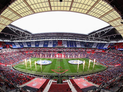 Wembley FA Cup Final 2021 with fans