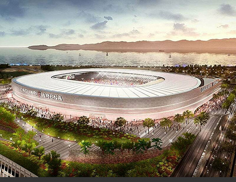 Cagliaris new stadium has its name already
