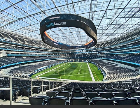 SoFi Stadium ribbon cutting