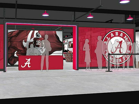 Fanatics will open store at Bryant-Denny Stadium