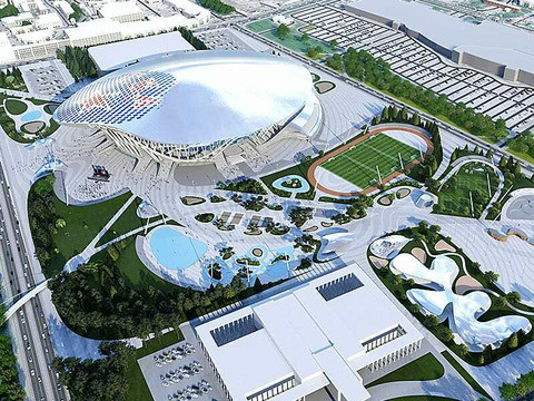 Russia St. Petersburg new arena from Coop Himmelblau