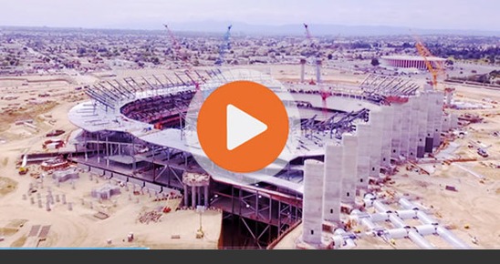 Rams Chargers LA Stadium in Inglewood