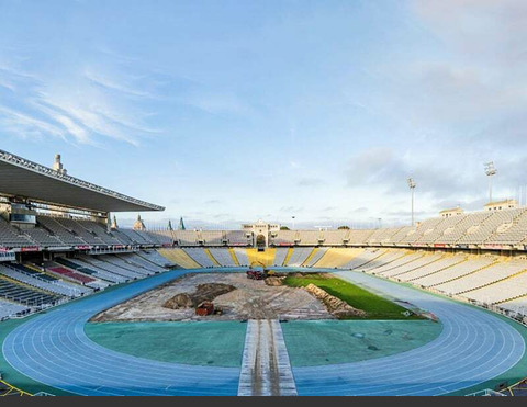 Barca started work at Estadi Olimpic