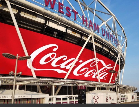 London Stadium & Coca Cola