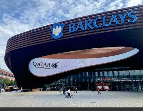 Barclays Center and Qatar Airways