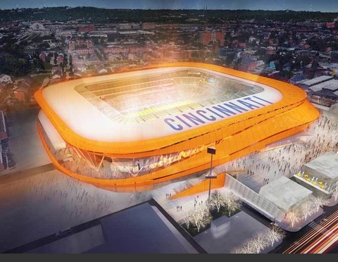 FC Cincinnati - new stadium design