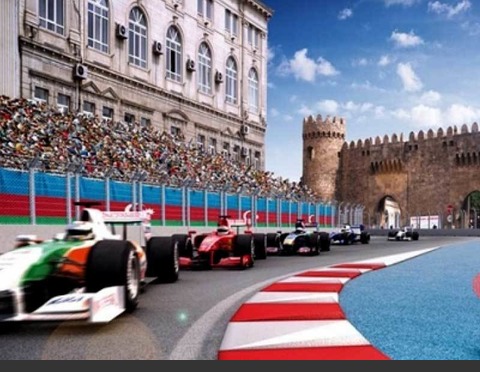 Azerbaijan F1 race track