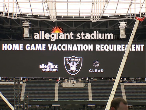 300 fans vaccinated before Raiders game