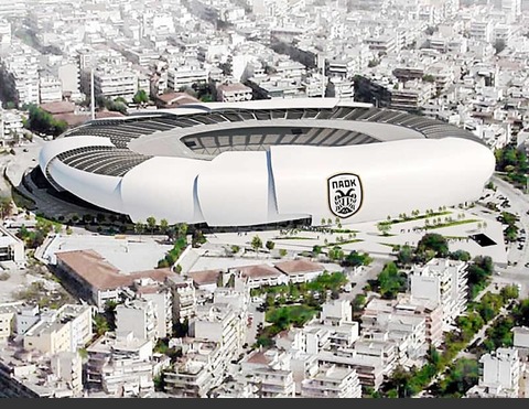 Greece Saloniki PAOK new stadium