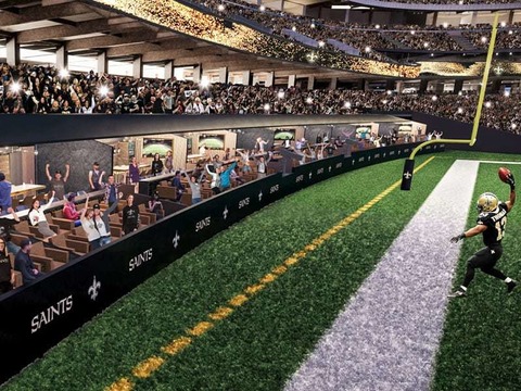 New Orleans Saints new field-level suits