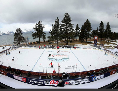 NHL Lake Tahoe outdoor games summary