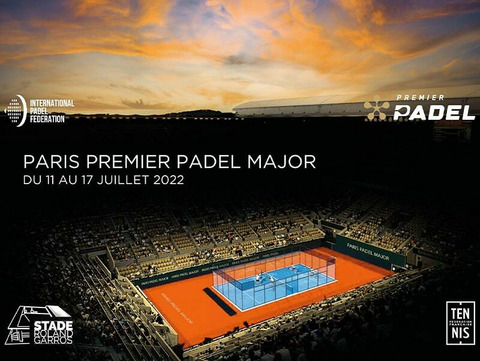 Roland Garros will host paddle tennis major