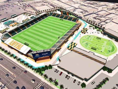 San Diego Loyal new stadium
