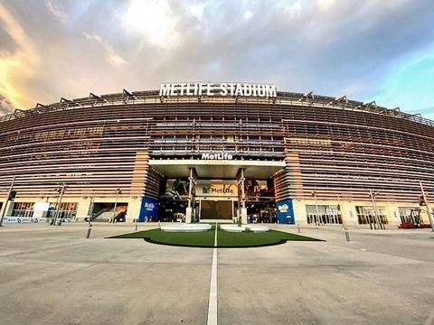 Metlife Stadium with no fans