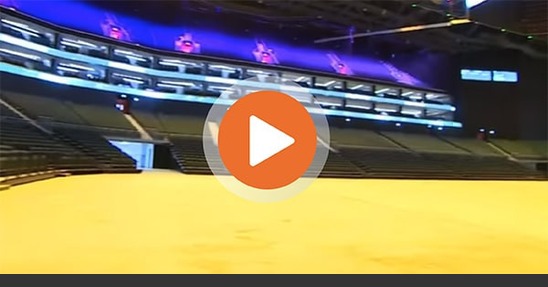 Mohammed bin Rashid & Sheikh Hamdan (فزاع Fazza) visits Dubai Arena