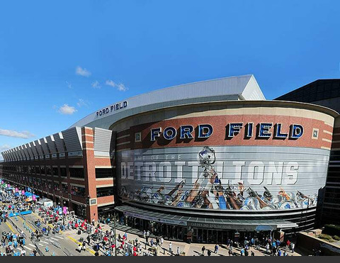 Ford Field Detroit with new gambling sports bar