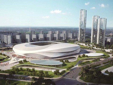 China Qingdao new stadium