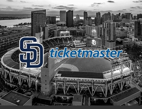 San Diego Padres and Ticketmaster