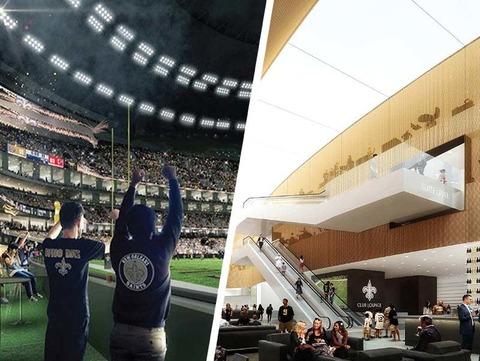 New Orleans Mercedes Benz Superdome renovation