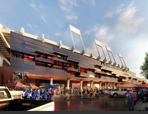 Boise State University Albertsons Stadium