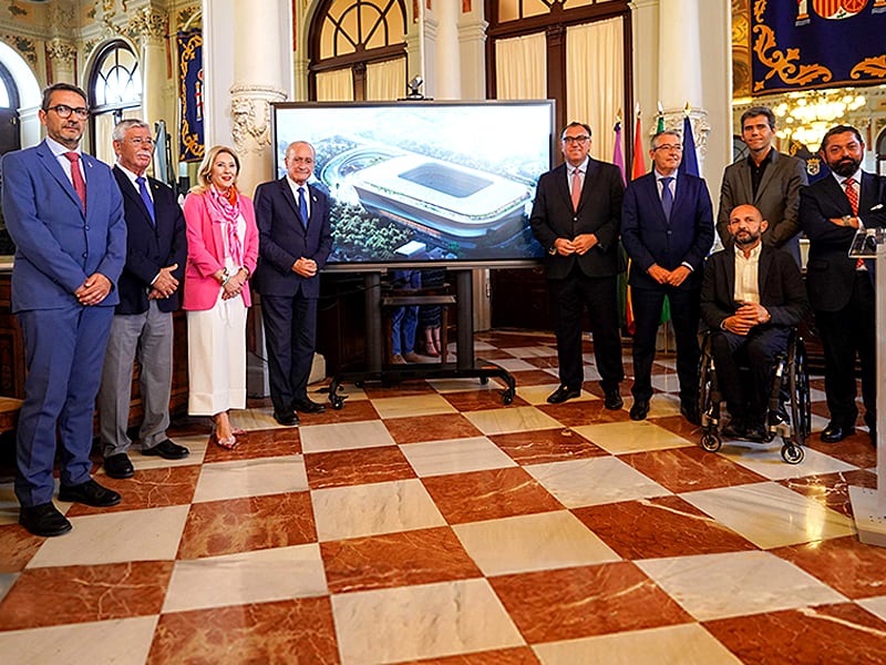 Malaga CF stadium update April 2023