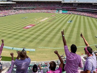 Sydney Cricket Ground with only 25 per cent capacity