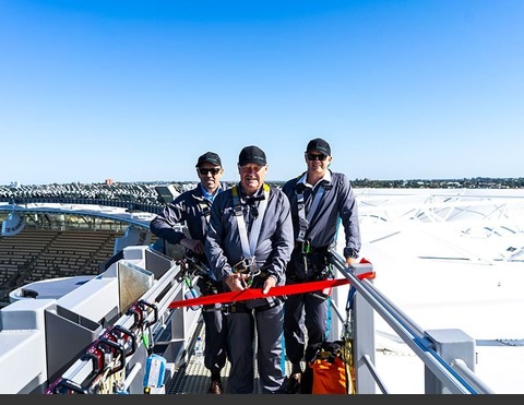 Optus Stadium roof tour