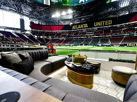 New premium seating space at MB Stadium Atlanta