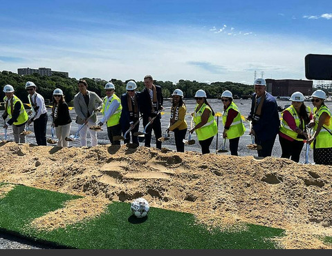 Rhode Island USL stadium ground breaking