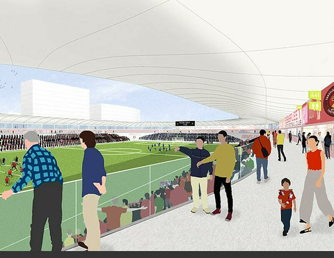 UK Ebbsfleet United FC new stadium