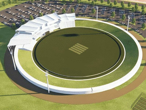 Cricket stadium for south California