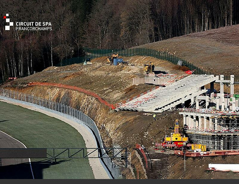 Construction update Circuit de Spa-Francorchamps