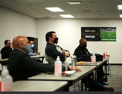 Allegiant Stadium hosts first Gridiron Pitch