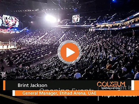 Brint Jackson about Etihad Arena at Coliseum MENA