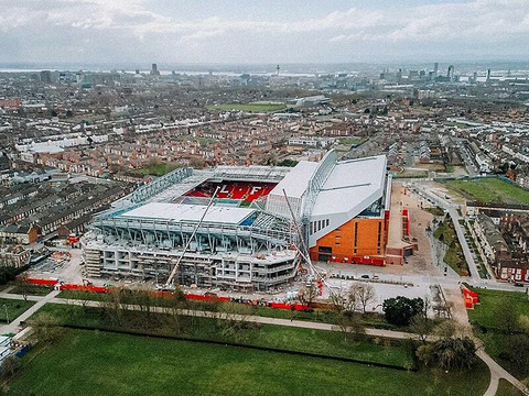 Anfield Road update construction March 2023