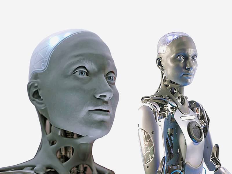 Robot to great visitors at The Sphere in Las Vegas
