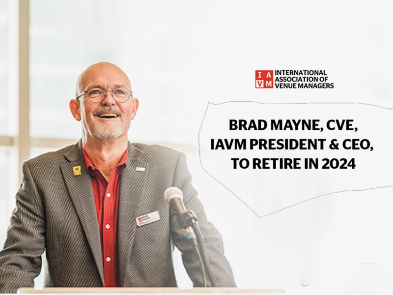 IAVM’s Brad Mayne will retire in 2024